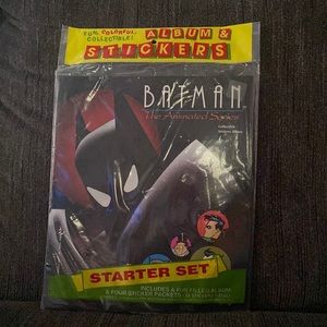 1993 BATMAN ANIMATED Trading Cards Album brand new with stickers and cards